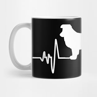 Sheltie Heartbeat For Dog Lovers Mug